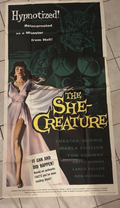 SHE-CREATURE 3sh 56 Kallis art of Marla English as a monster from hell rare !
