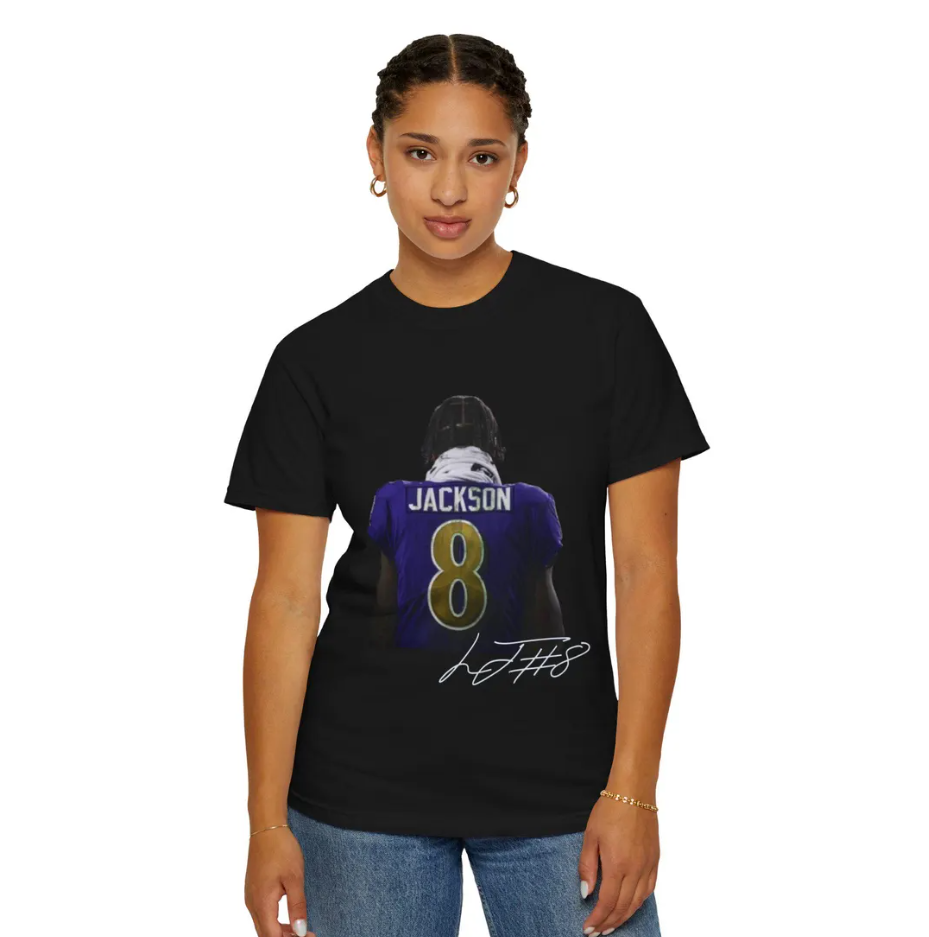Lamar Jackson Baltimore T Shirt Autograph Edition Football