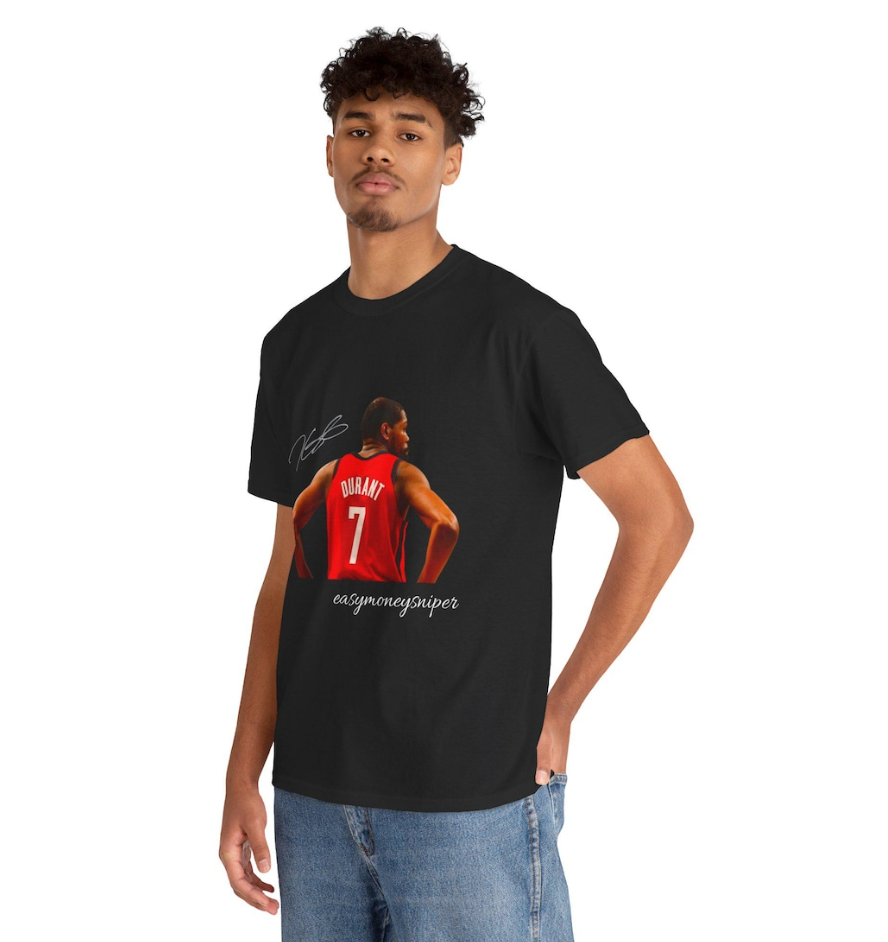 Kevin Durant Houston T Shirt Easymoneysniper Autograph Edition