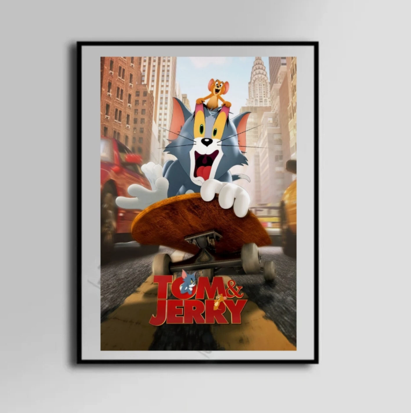 Tom and Jerry Canvas Poster wall art home decor