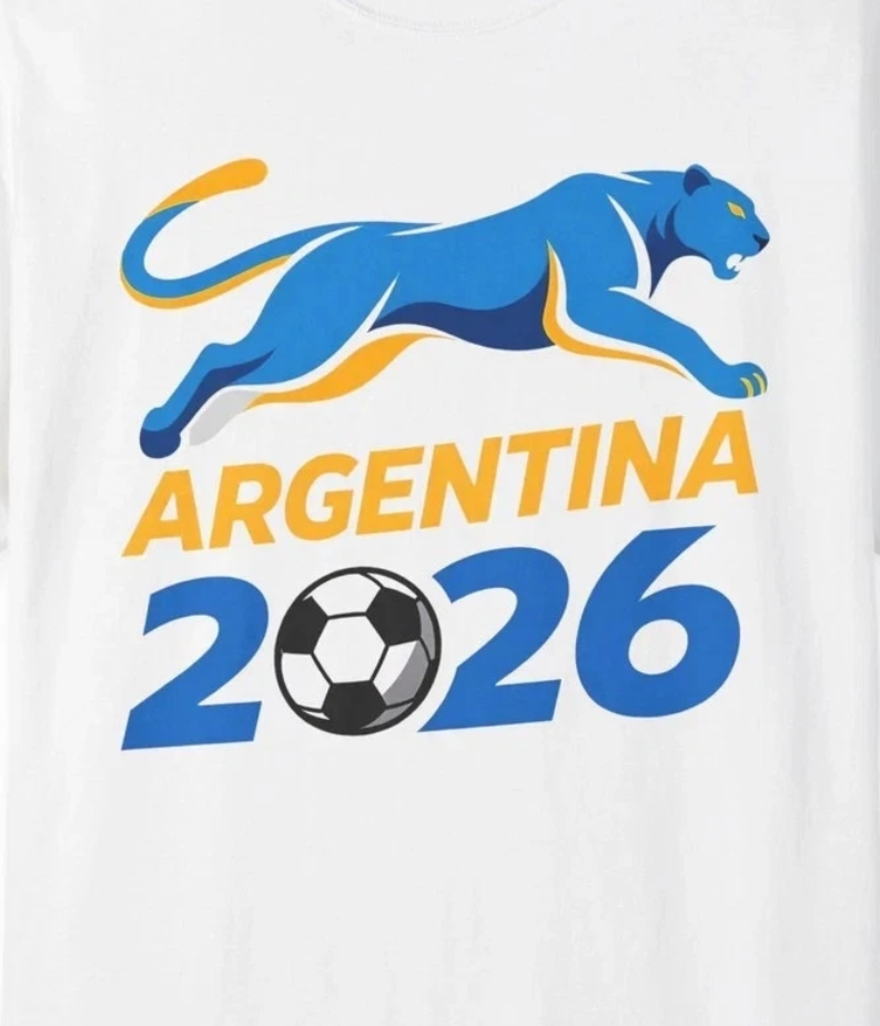 2026 World Cup Argentina Soccer Fan T-shirt