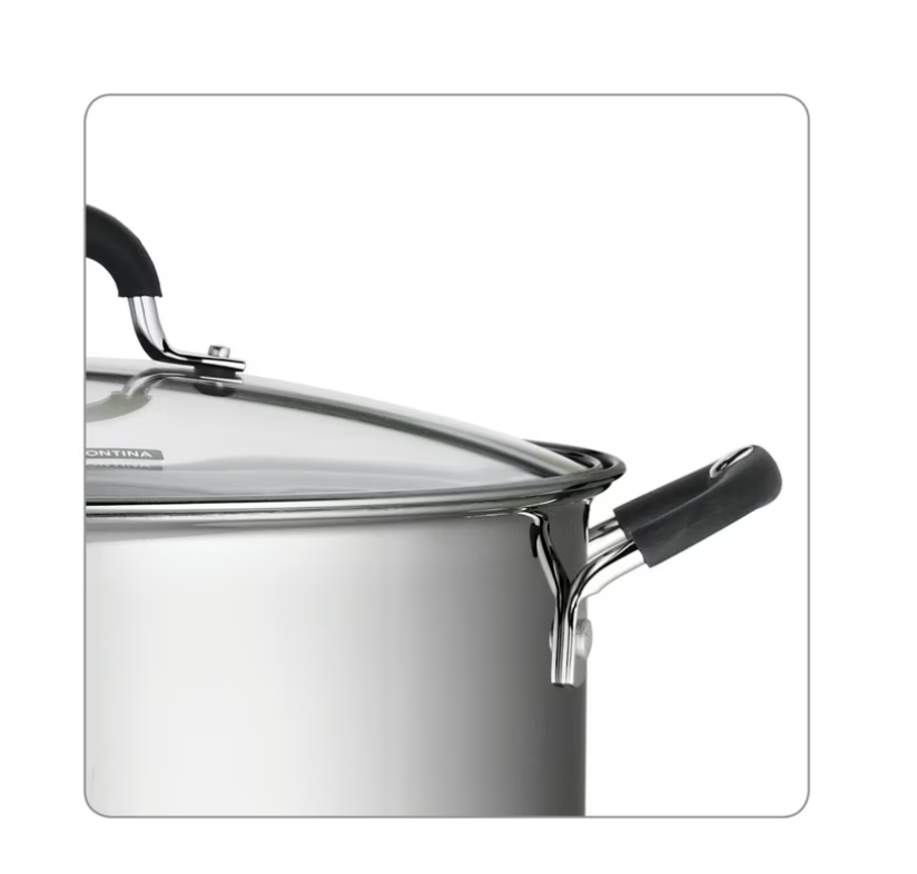 Tramontina 16 Quart Stainless Steel Covered Stock Pot
