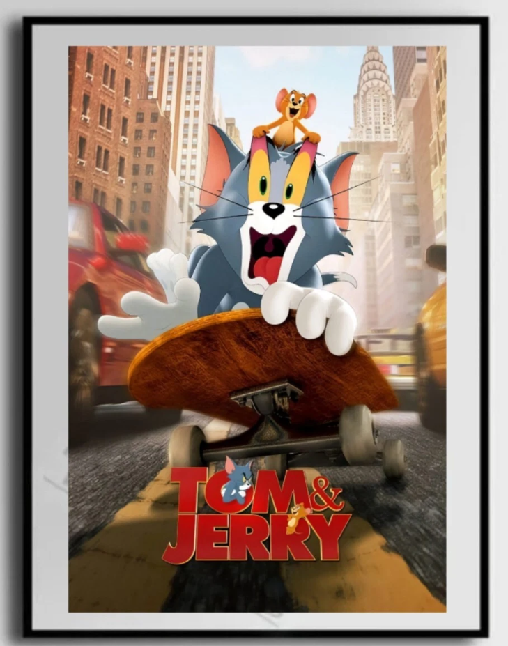 Tom and Jerry Canvas Poster wall art home decor
