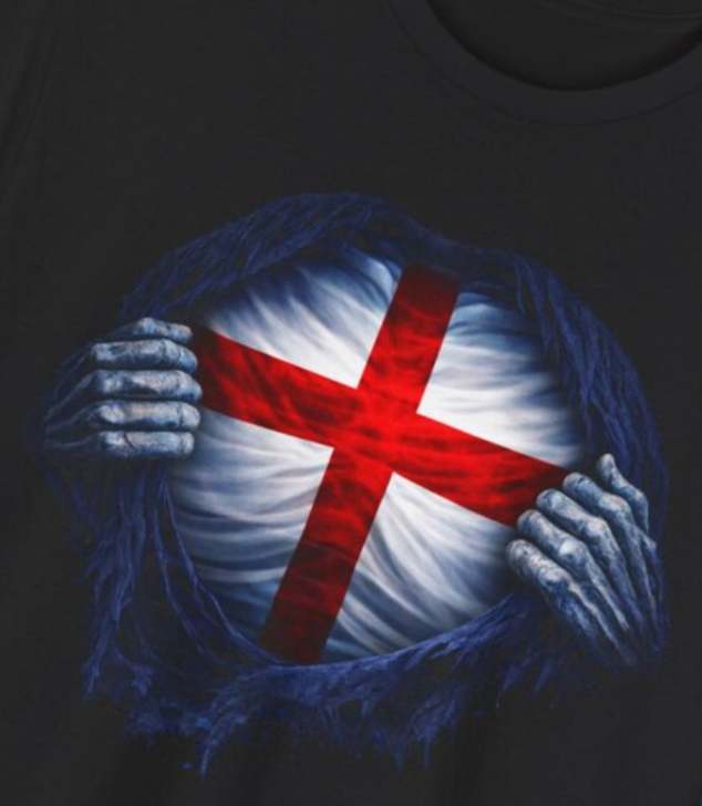 England Football Shirt, St George Cross England Flag Tee, England Soccer Fan Shirt, Three Lions Supporter Gift