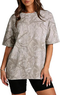 Maple Leaf Military Camo T-Shirt – Relaxed Fit Street Style Graphic Tee