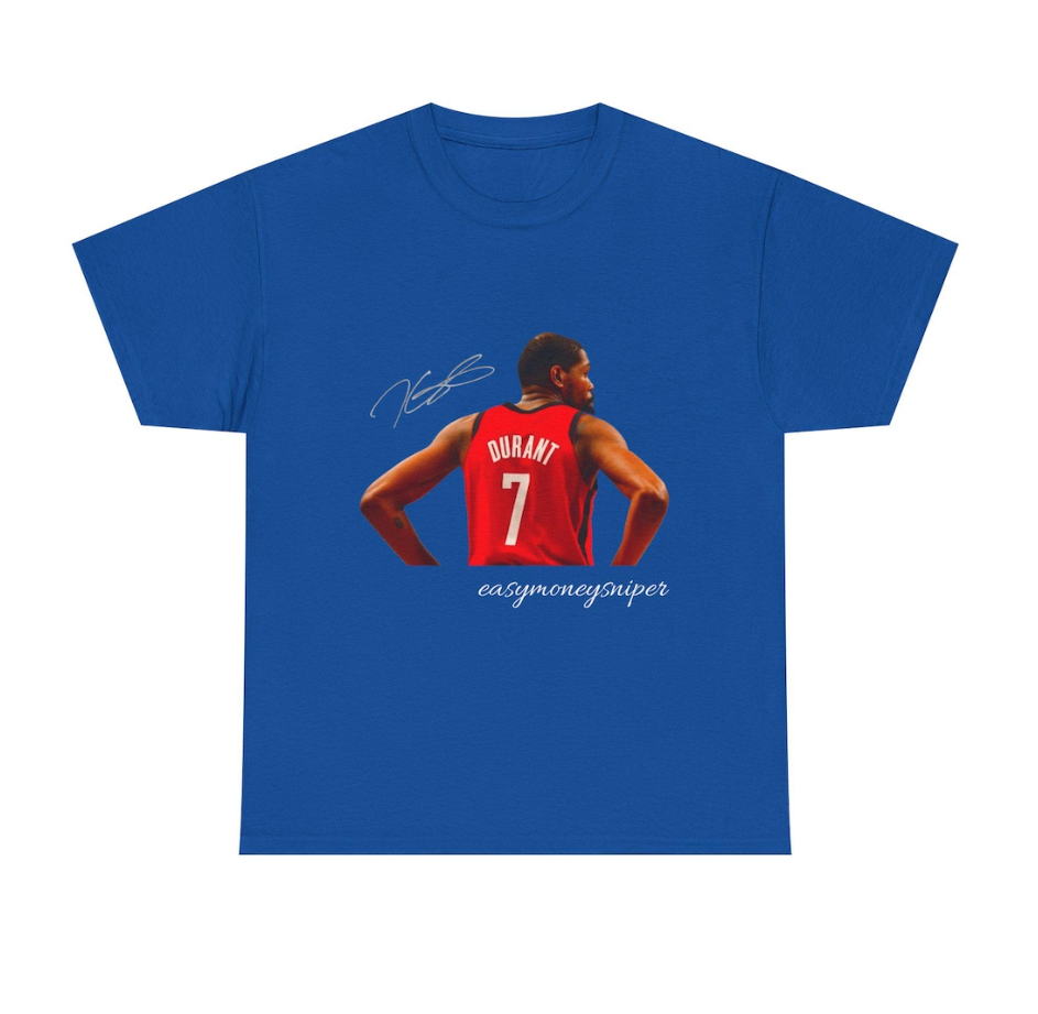 Kevin Durant Houston T Shirt Easymoneysniper Autograph Edition