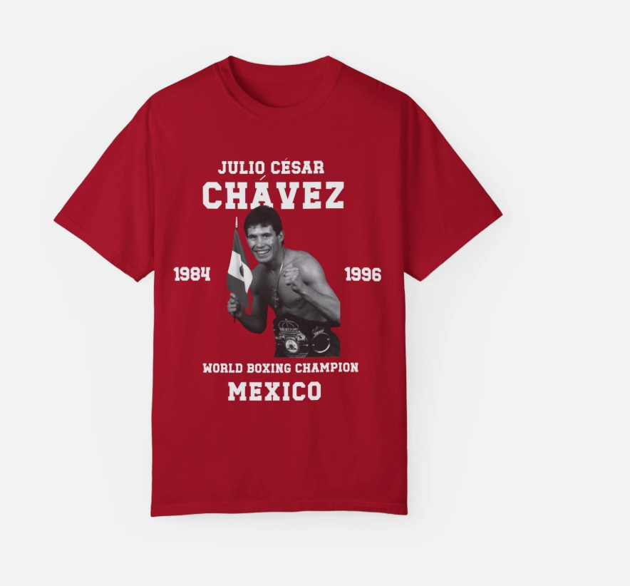 Julio Cesar Chavez Mexico Unisex T-shirt Boxing Tee Shirt Father's Day Gifts
