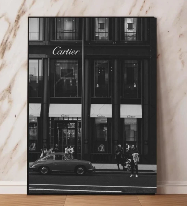 Designer Cartier Classic Canvas Poster Wall Art Home Decor