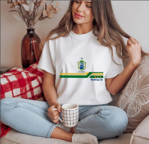 Brazil CBD World Cup 2026 T-Shirt, Brasil Soccer Fan Shirt, Seleção Brasileira Football Tee, Brazil National Team Gift