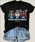 World Cup 2026 T-Shirt, FIFA 2026 Across North America Tee, USA Mexico Canada Soccer Fan Gift Shirt