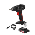 Hyper Tough 20V Brushless Cordless Drill with 1.5Ah Battery and USB-C Charging Cable