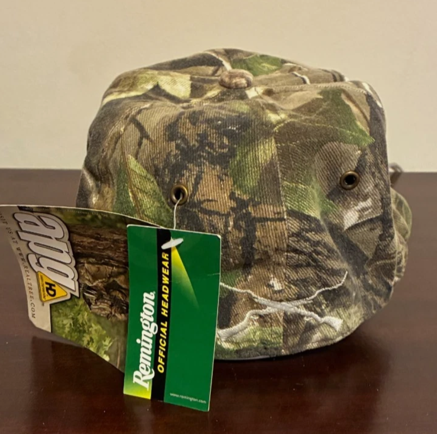 NEW Remington Hat Cap American Flag & Eagle Embroider Realtree Camo APG Hunting