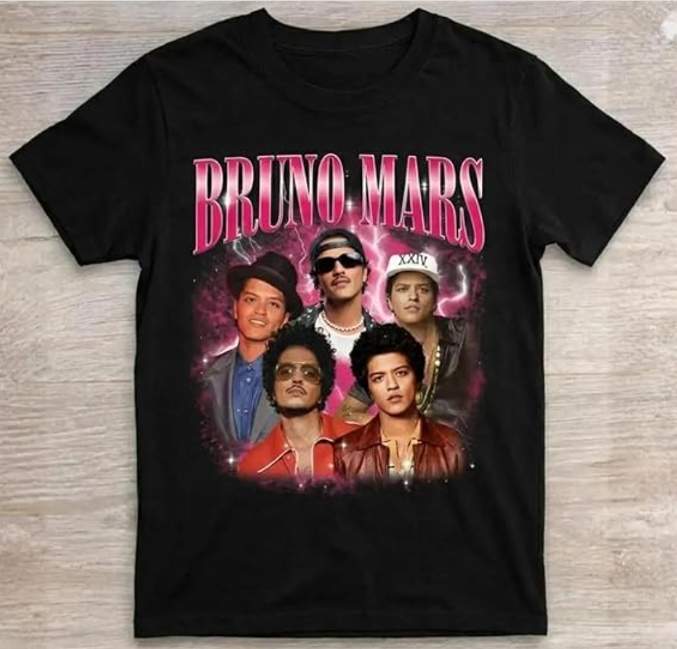Handmade Vintage The Romantic Tour 2026 Bruno Shirt, Bootleg Bruno Concert Tee, Concert Merch Gift, Trendy Memorabilia Best Friend Matching Tee Multicolor Women Men Youth