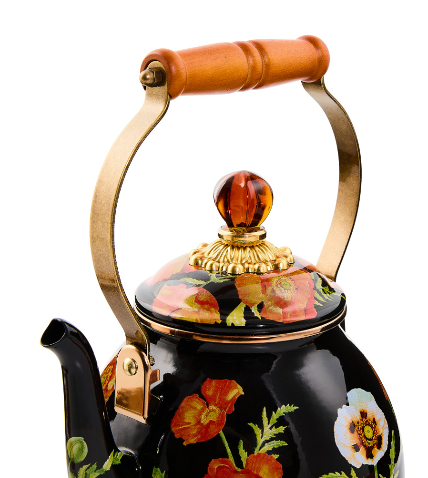MacKenzie-Childs Poppy Tea Kettle, 2-Qt.