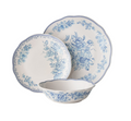 The Pioneer Woman Agatha 12-Piece Stoneware Dinnerware Set, Blue