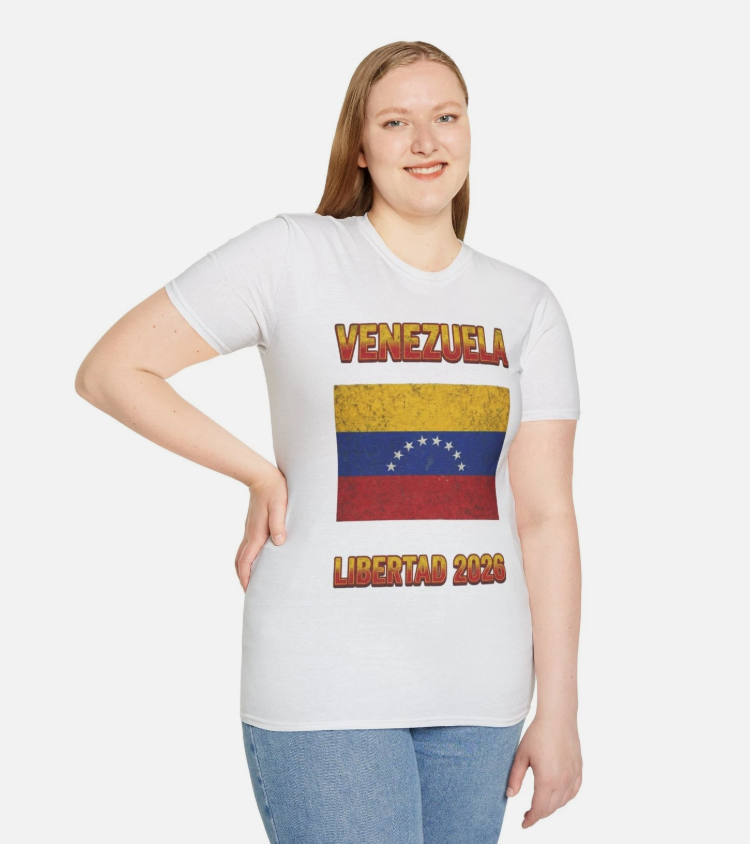 Venezuela Flag Libertad 2026 T-Shirt | Patriotic Venezuelan Tee