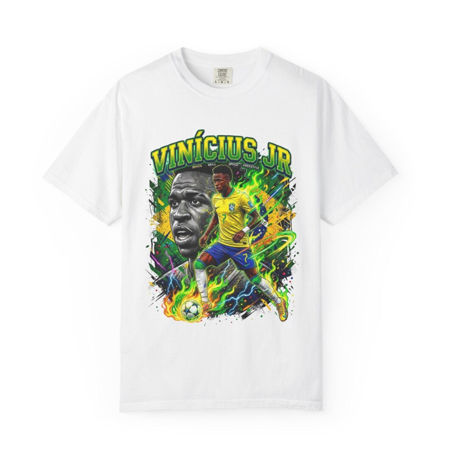 2026 Brazil T-Shirt, 2026 World Cup Vamos Brasil Soccer Fan Tee, brasil tee, vini jr shirt, vini jr brasil tee, Brazil World Cup tee