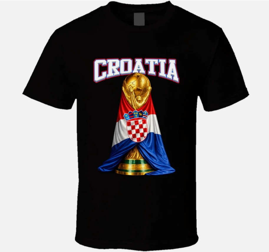 Croatia World Cup Soccer Fan T Shirt