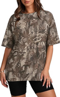Classic Camouflage Maple Leaf Tee – Oversized Unisex Streetwear Shirt