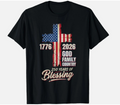 God Family Country 250 Years of Blessing 250 Anniversary Unisex Shirt