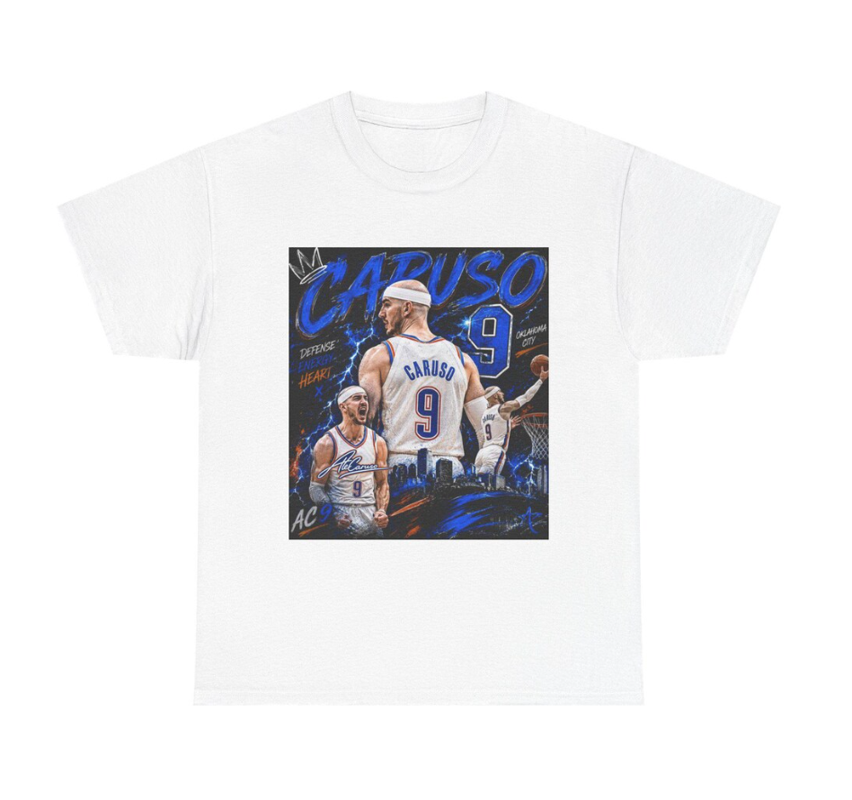 Alex Caruso OKC Vintage Graphic Tee | Retro Basketball Streetwear Shirt