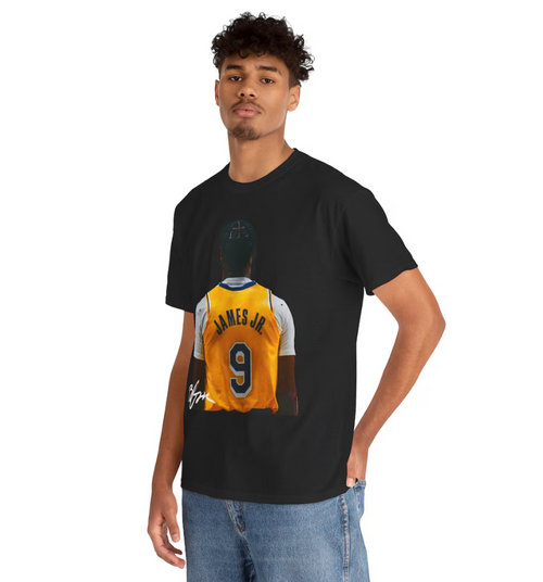 Bronny James Los Angeles T Shirt Basketball Graphic Tee