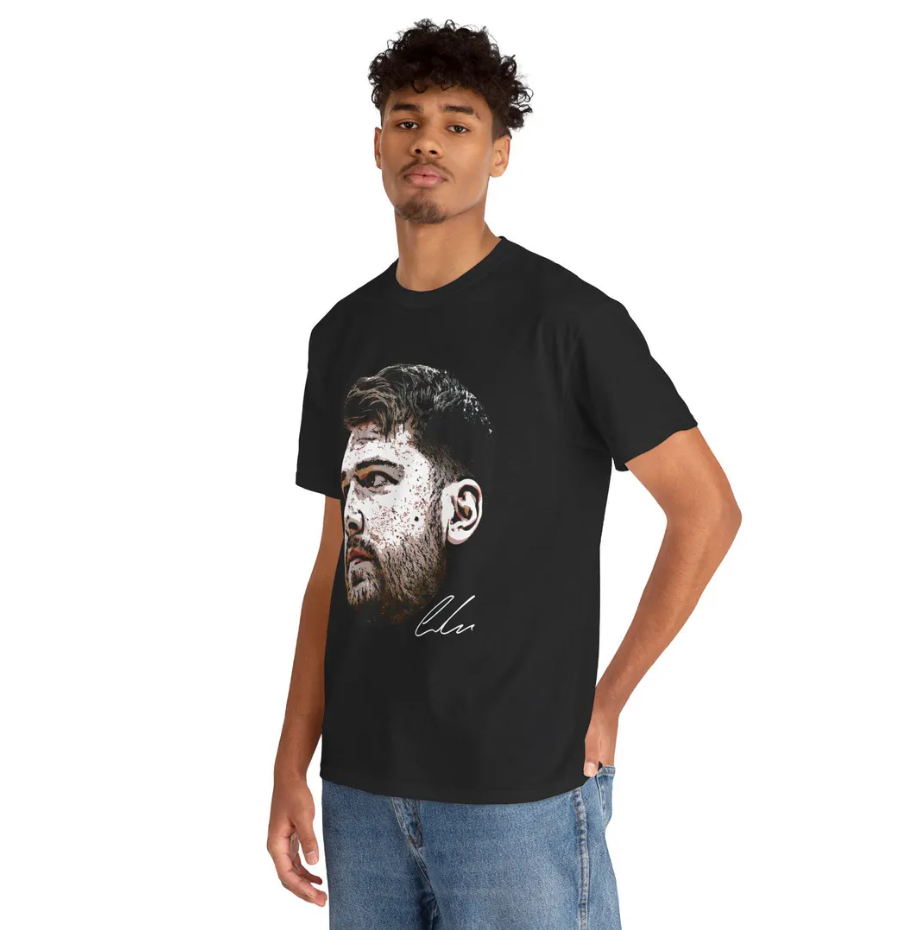 Luka Doncic LA T Shirt Face Tee Autograph Edition