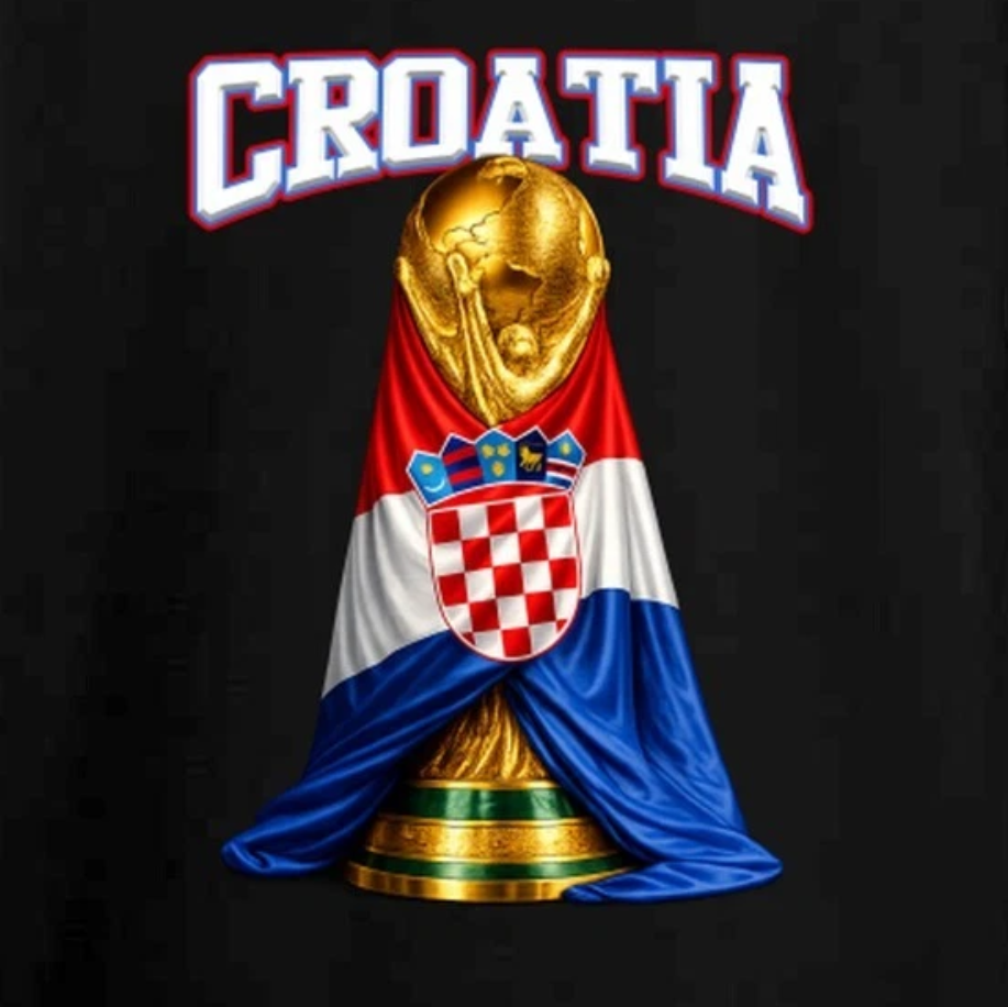 Croatia World Cup Soccer Fan T Shirt