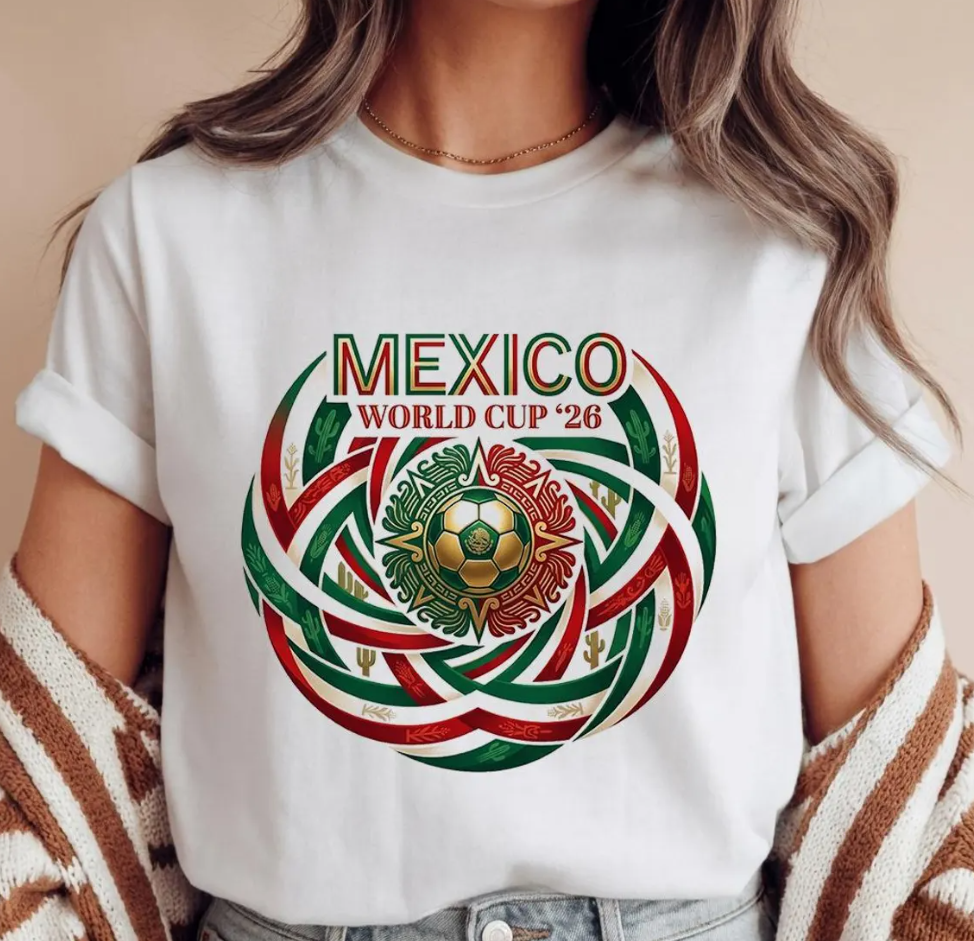 Mexico World Cup 2026 T-Shirt, Mexico Soccer Fan Shirt, El Tri Aztec Eagle Football Tee, Mexico National Team Gift