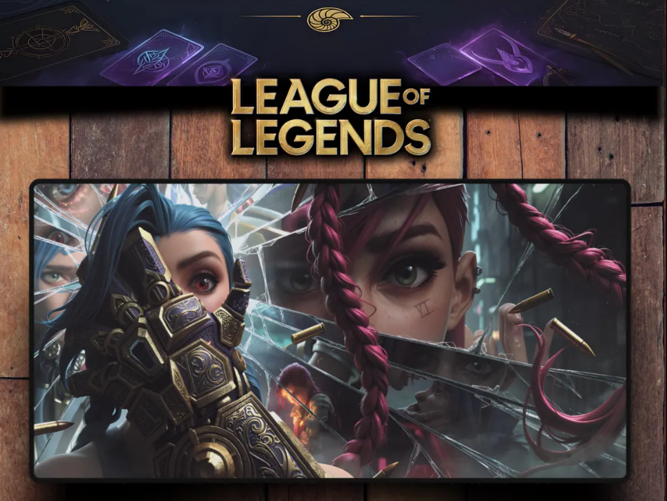 League of Legends Jinx Reforged - Gaming Desk Mat