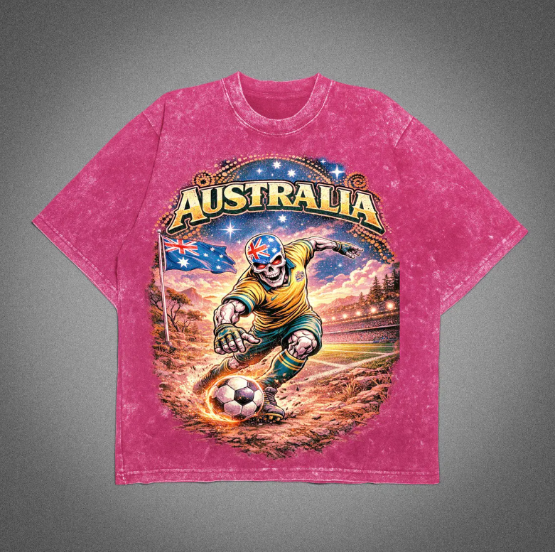 FIFA World Cup 2026 Australia Shirt, Australia Soccer Graphic Tee, Vintage Football Shirt, Aussie Fan Gift, Unisex Streetwear Soccer Tee.