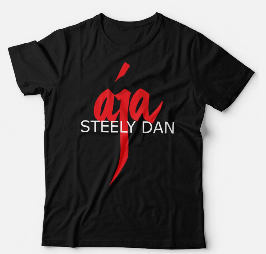 Steely Dan Tshirt Aja Logo & Kids Fathers Day Classic Yacht Rock Fagen Gift
