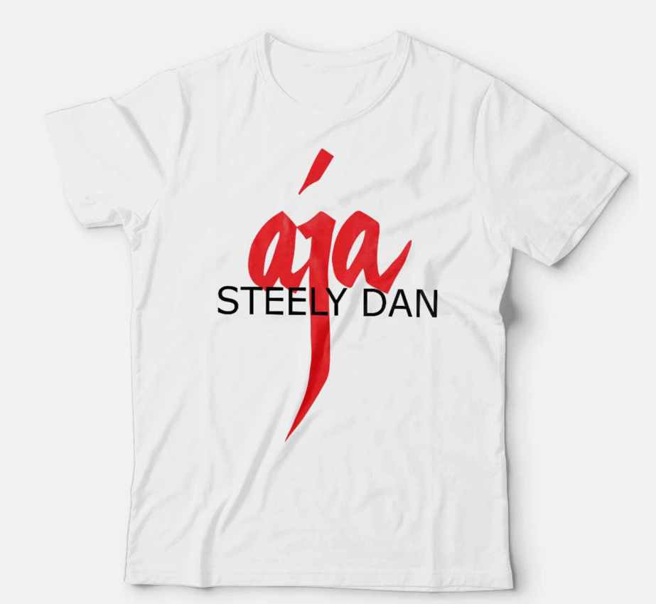 Steely Dan Tshirt Aja Logo & Kids Fathers Day Classic Yacht Rock Fagen Gift