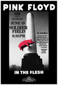 PINK FLOYD 1977 Chicago Soldier Field Concert Poster