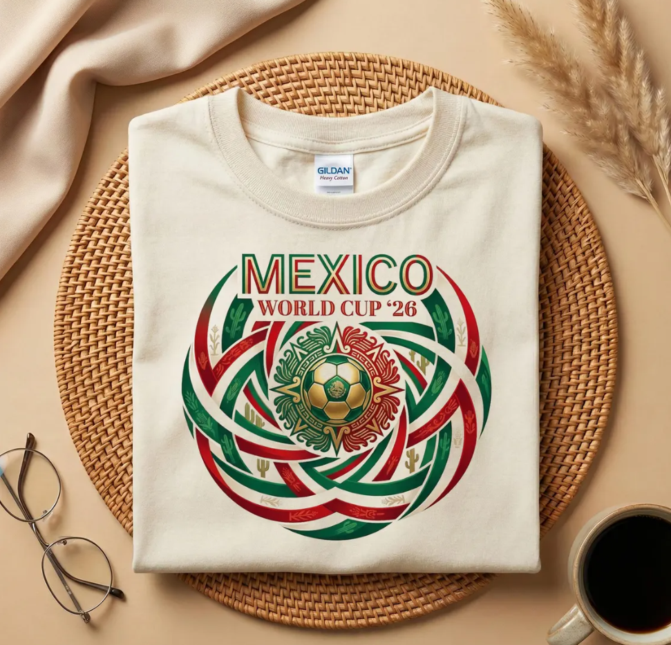 Mexico World Cup 2026 T-Shirt, Mexico Soccer Fan Shirt, El Tri Aztec Eagle Football Tee, Mexico National Team Gift