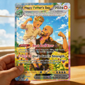 Personalized Father’s Day Pokemon Card, Custom Pokemon Photo Cards, Gifts for Gamer Mom, Father’s Day Gift, Custom Pokemon Trainer Card