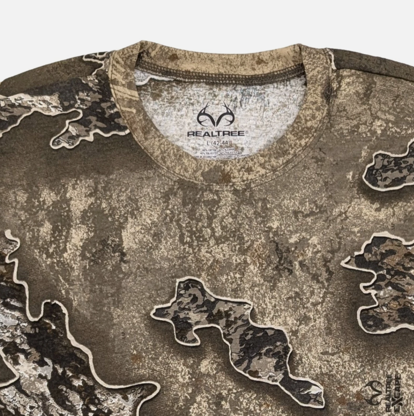 Realtree Mens Excape Camouflage Short Sleeve Hunting T-Shirt