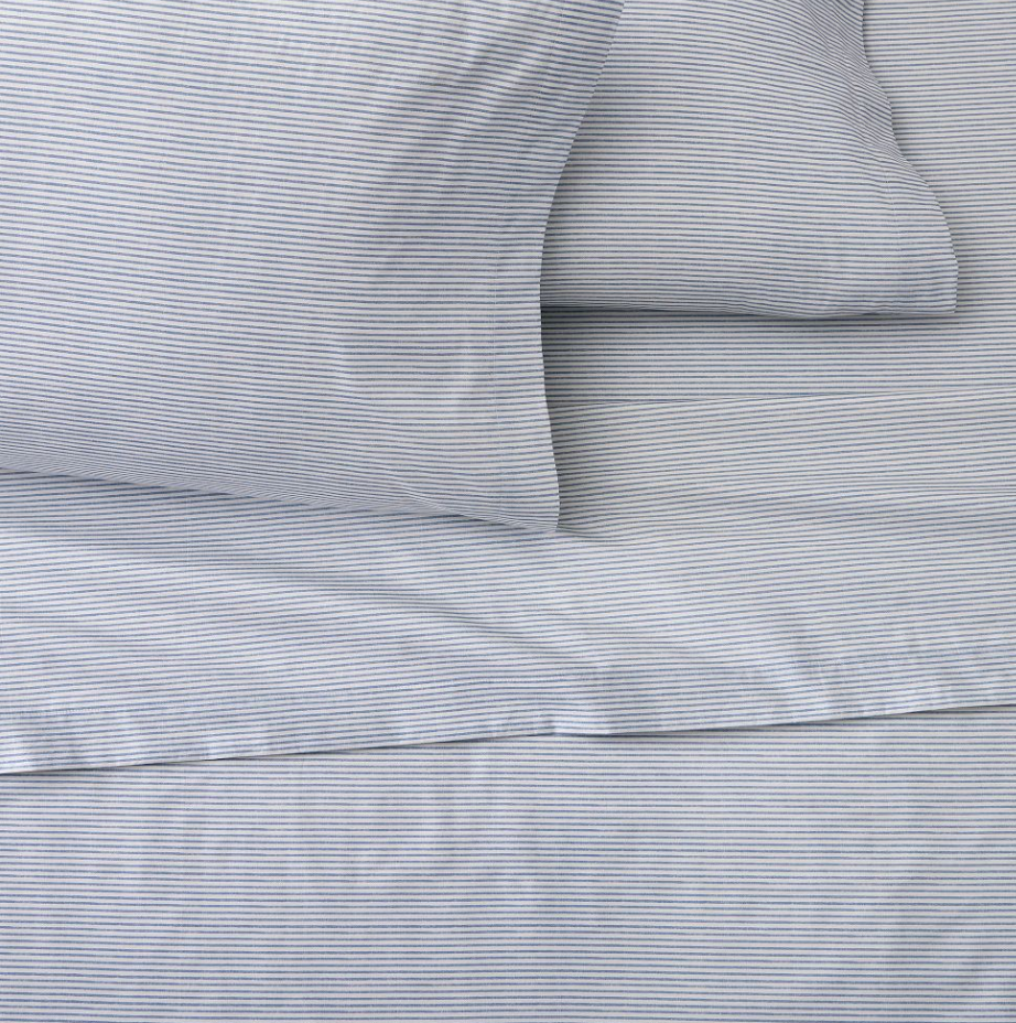 Printed Pinstripe Sheet Set