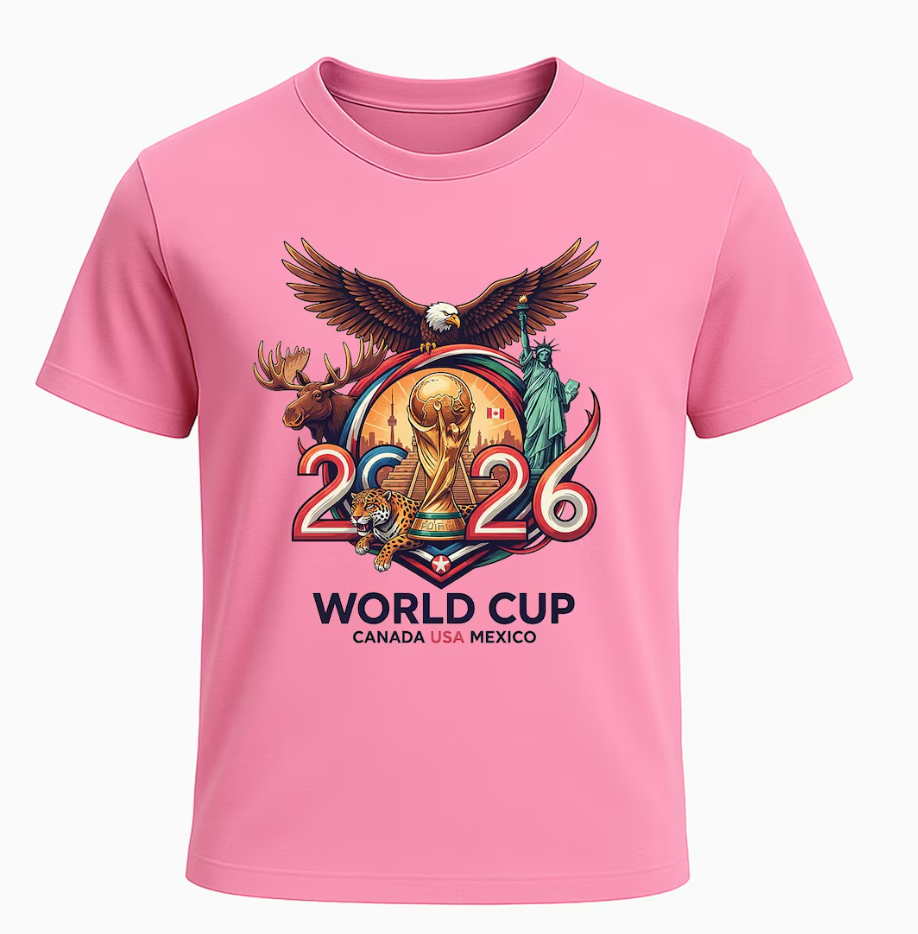 2026 World Cup Soccer Tee - USA World Cup Shirt - World Cup Shirts - Youth and Adult Shirts USA Canada Mexico 2026 World Cup