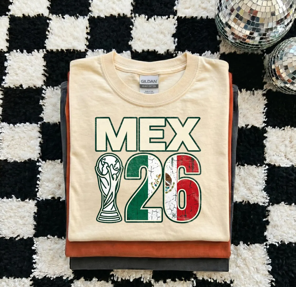 Mexico World Cup 2026 Shirt, MEX 26 FIFA Soccer Tee, Mexican Flag Trophy Host Nation Tee, El Tri Football Fan Gift