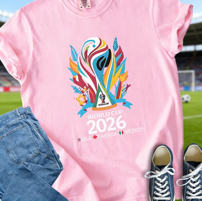 Cozy World Cup 2026 Crewneck – Vibrant Design for Soccer Lovers