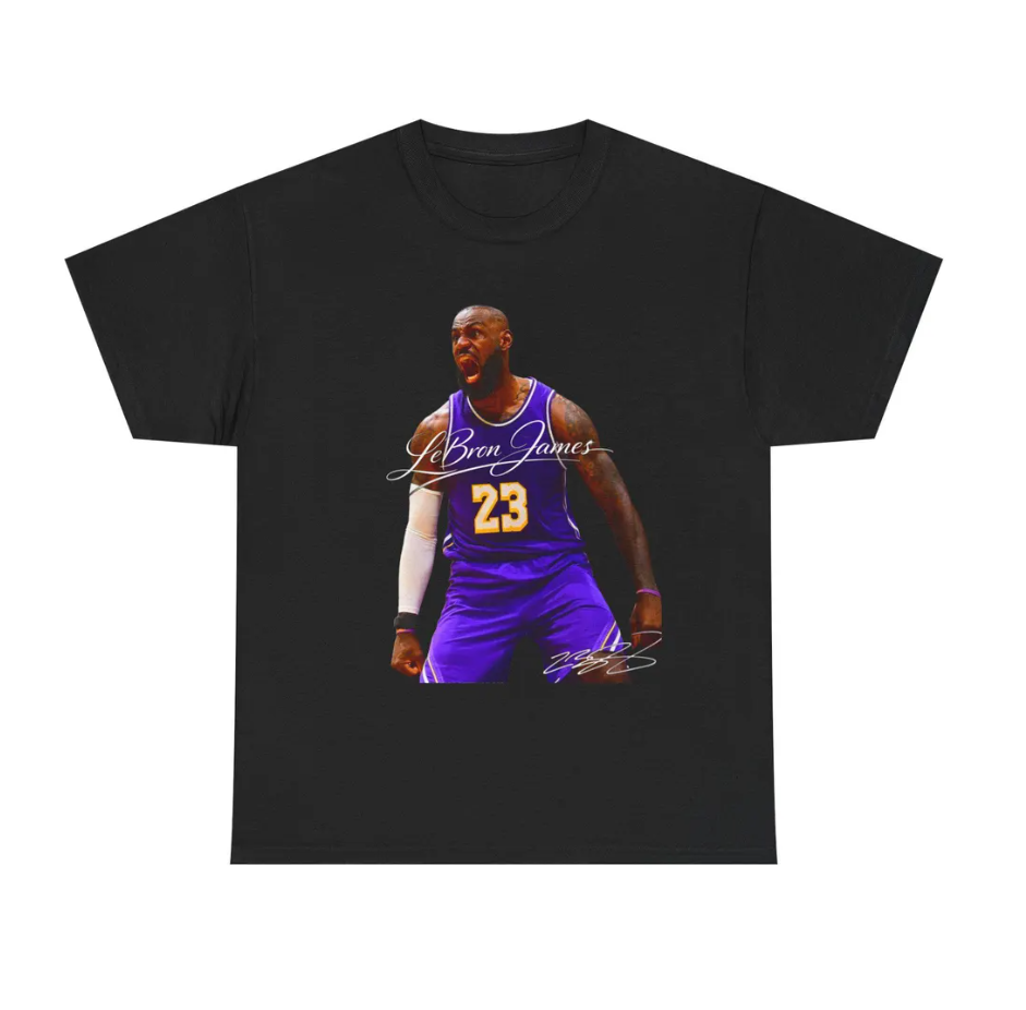 LeBron James Los Angeles T Shirt Basketball Graphic Tee