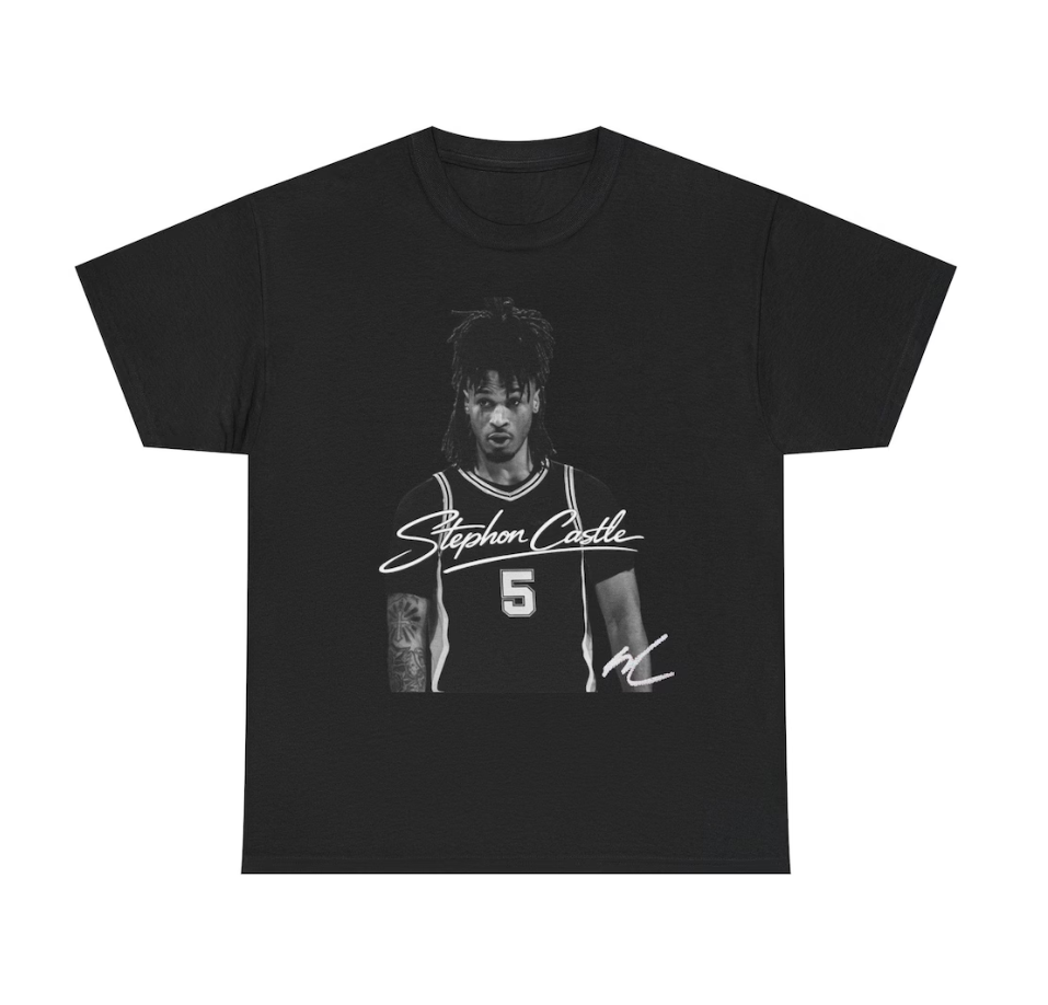 Stephon Castle San Antonio T Shirt Autograph Edition