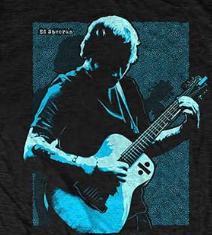 Band Monkey Ed Sheeran Unisex T-Shirt Chords Black