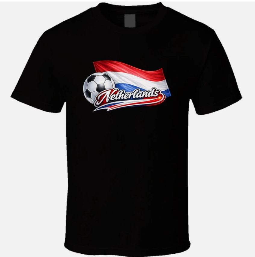 Netherlands Soccer Fan T Shirt
