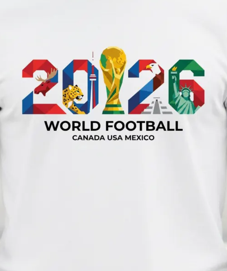 World Football 2026 Shirt, Canada Mexico USA Tee , Football Fan Gift, Soccer 2026 Vibes, Match Day 2026, Global Soccer 2026, Sport Fan Tee