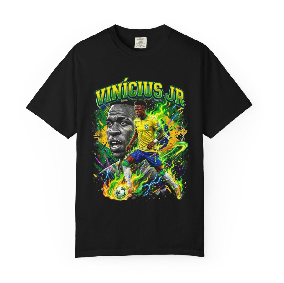 2026 Brazil T-Shirt, 2026 World Cup Vamos Brasil Soccer Fan Tee, brasil tee, vini jr shirt, vini jr brasil tee, Brazil World Cup tee