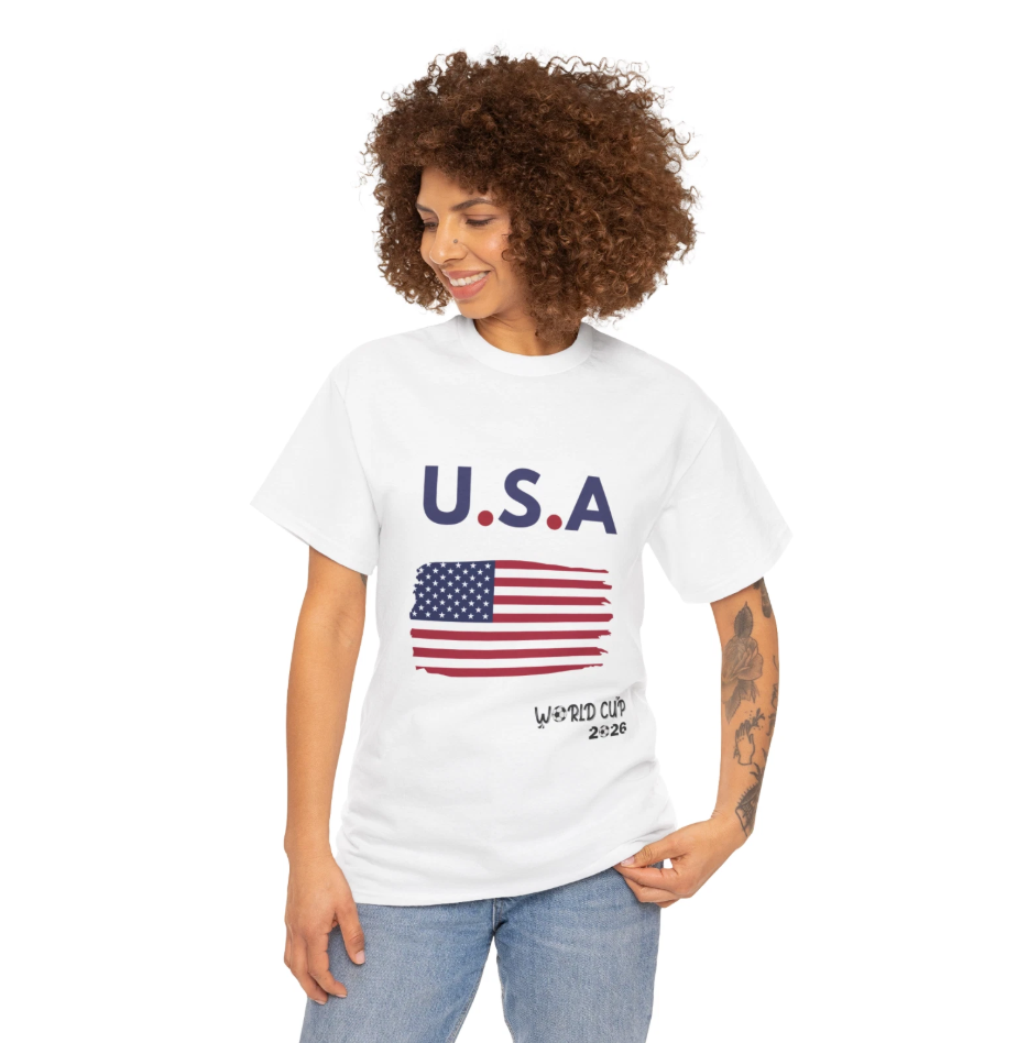 USA World Cup 2026 Soccer Football T Shirt | American Supporter Tee | Unisex