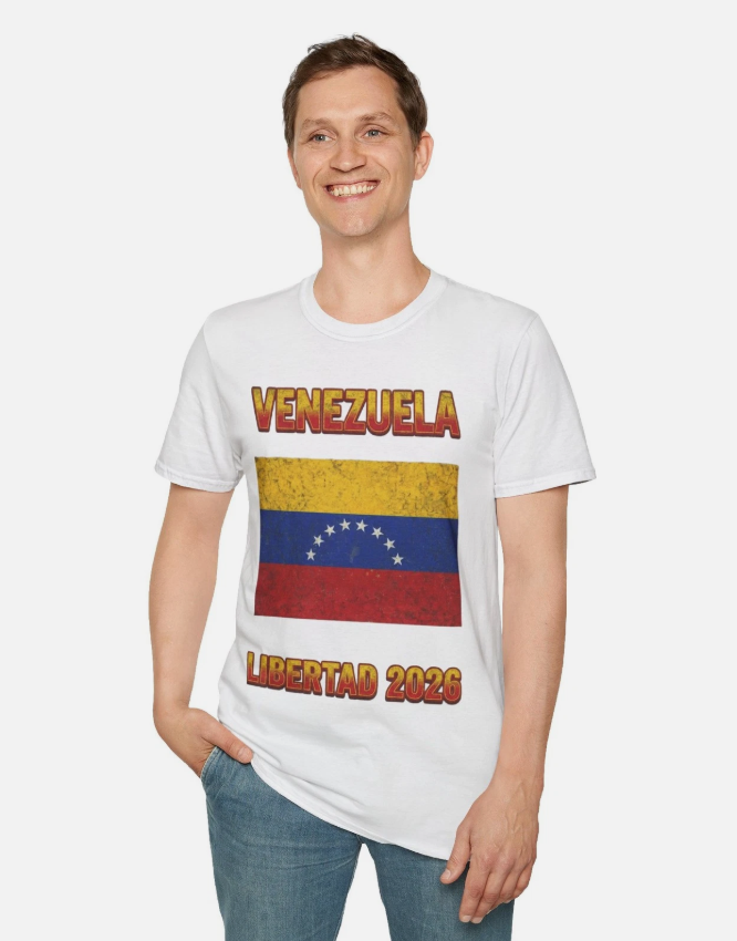 Venezuela Flag Libertad 2026 T-Shirt | Patriotic Venezuelan Tee