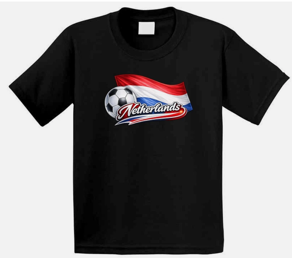 Netherlands Soccer Fan T Shirt